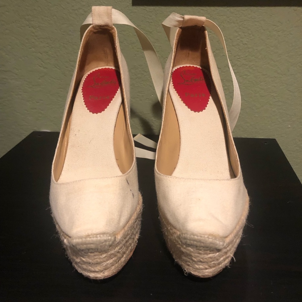 Christian Louboutin Espadrille wedge - Picture 6 of 8